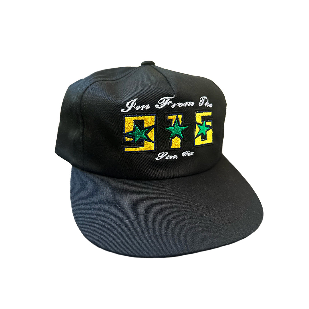 Area Code (916) Premium SnapBack - Black