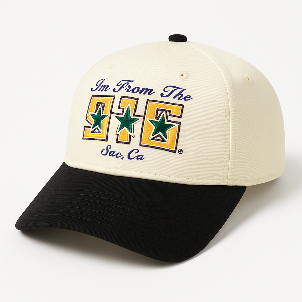 Area Code (916) Premium SnapBack - Tan